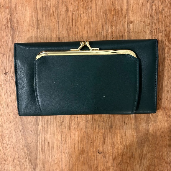NWT Buxton Dark Green Women's Wallet Vintage - Picture 5 of 14